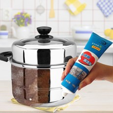 不鏽鋼清潔膏 180g - 輕鬆去除廚具焦痕水垢 鍋具光亮清洗劑【約翰家庭百貨】, 1個