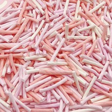 懶懶喵 無塵紙粒倉鼠墊料 紙條紙繩 小動物墊料 吸水除臭紙粒 倉鼠紙墊料, 1個, 白桃烏龍, 450g