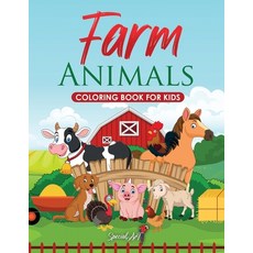 Farm Animals - Coloring Book for Kids: More than 50 fun coloring pages to discover Farm Animals! An ... Paperback, Special Art, English, 9791280469069