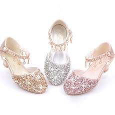 앨리홈 티아라샤인플랫 아기 여아 공주 구두 신발 플랫