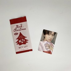 엔시티127 해찬 2024 핑크 크리스마스 포토카드 포카1 NCT127 HAECHAN 2024 PINK CHRISTMAS PHOTOCARD 1, 일반