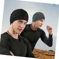 남성 여성 겨울 야외 운동 조깅 골프 라이딩 방한 방풍 플리스 안감 비니 모자, 1개, 상세페이지 참조