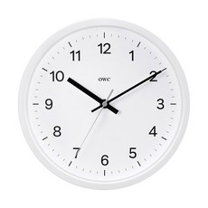 OWC 하모니 무소음 벽시계 25cm, OWA-1024W