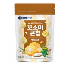 베베쿡 꼬소미콘칩 구운옥수수 과자, 구운옥수수맛, 25g, 16개