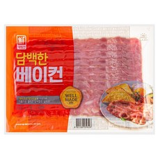 사조대림 담백한 베이컨, 2개, 140g