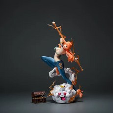 海賊王 IU popmax共鳴 娜美公仔 草帽團gk 手辦模型擺件周邊動漫禮品【世順屋】, 1個, 30cm長褲娜美