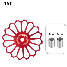 자전거 가이드 휠 자키 부품 리어 드레일러 POM 세련된 외관 MTB 도르래 10T-17T 신, [02] 16T, 02 16T, 1개