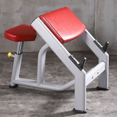 이두컬 머신 홈트 이두운동 헬스기구 헬스장, 이두근 훈련 벤치丨은색 빨간색