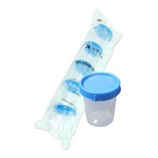 세원 일회용 멸균 소변컵 120ml 5개입 (뚜껑포함) 스페시멘컵 소변채취검사, 1개