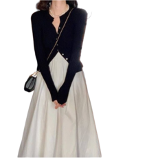 취임식 치마 빈티지 프랑스 복고풍 햅번 스커트 주름 스타일