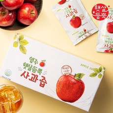 영주 햇살듬뿍 사과즙 100mlx30포 (1박스) 외
