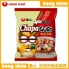 韓國 農心 Chapa GURI 浣熊炸醬烏龍麵 140g, 1個