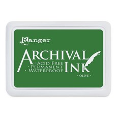 Ranger 아카이벌 잉크 패드 #0 올리브, Olive