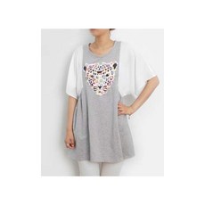 패션스타트 패턴인 P168 T Shirt 여성 티셔츠 옷 패턴 도안 옷본 여성복, 1개, 혼합