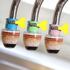 六層過濾水龍頭淨水器, 1個, 水龍頭過濾器 顏色隨機1個