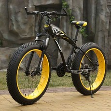 mtb 자전거 하이브리드 광폭타이어 하드테일 오프로드 입문용 산악 바이크, 26inch, 21단, 3. 블랙 블루