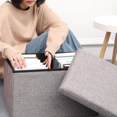 수납 스툴 수납형소파 수납벤치쇼파, 정사각형(30*30*30)
