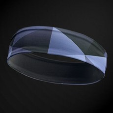 男女運動髮帶 吸汗頭巾 排汗帶 健身瑜伽束髮帶 GTR, 藍色格, 1個