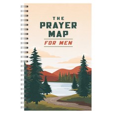 (영문도서)The Prayer Map for Men: A Creative Journal Spiral, Barbour Publishing, English, 9798891514560