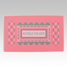 Clover 日本製 矩形磁針盒，粉色，57-692, 1個, 粉色矩形磁針盒 57-692, 粉色