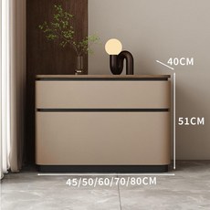 침실 바로사용가능 내추럴 트렌디 완제품 톤다운 심플한, 완제품 (설치 불필요 바로 사용 가능), 60x40x51cm, S2 연밤색