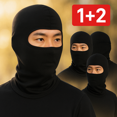 로라 바라클라바 3장세트 자외선차단 여름 쿨링 메쉬 넥워머, 블랙 3개, 3개, 블랙