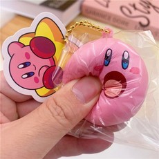 별의커비 디럭스 커비 스트레스 모찌 볼 말랑 피규어, 1개