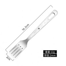[一方石] 露營好用, 1個, 純鈦叉, 純鈦叉