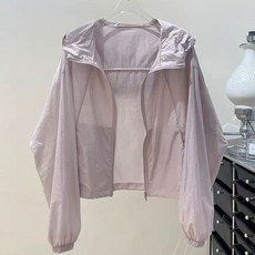 輕盈連帽開衫防曬外套 女裝春夏薄款透氣防曬服