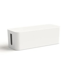 책상이나 바닥 소켓 네트워크 라인 보관함에 서지 보호기를 숨기기 코드 정리함 상자, 1. white, 1개