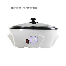 가정용 커피 로스터 원두 볶음기 식품 로스팅 열풍 기기, B_화이트 110V 미국용, 단일 모델