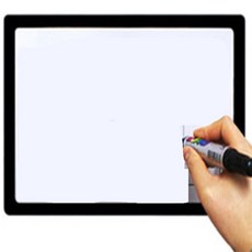 마이소네 탈부착 포켓패드 A4 냉장고미니보드판 벽부착게시판, 검정