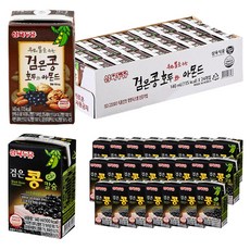 [블루존] 삼육식품 검은콩 호두와 아몬드 140ml 24입 + 검은콩칼슘140ml 24입, 48개