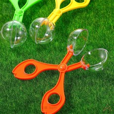 곤충채집 집게 14cm 가벼운 채집 집게, 주황