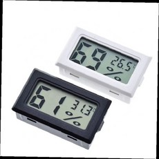디지털 온습도계 화이트 온도 습도 측정기 벽걸이 탁상 겸용 시계, 1개