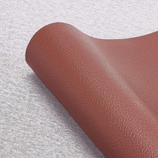 1개 모방 가죽 원단 의류 부품 직사각형 낙타색 33x140cm