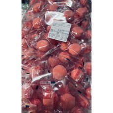 草莓夾心棉花糖 1000公克, 1個, 1kg