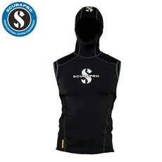 스쿠바프로 슈트 하이브리드 후드 조끼 1MM 남성, 사이즈, XL, 남성용