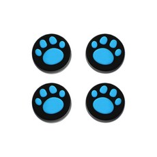 닌텐도 스위치 조이스틱 커버 4p 고양이 발바닥 스틱 캡, 블루