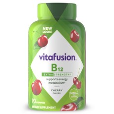 Vitafusion B12特強櫻桃軟糖, 1個, 90錠