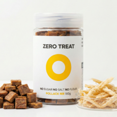 제로트릿 강아지 저칼로리 다이어트 간식, 북태평양 북어, 180g, 1개