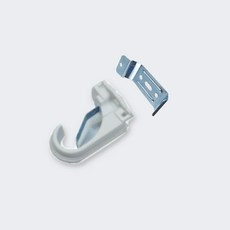 ㄱ자 브라켓 스냅 나사 (블라인드 롤스크린 설치 부속품), 1개, 봉걸이-25mm봉 전용(스냅포함)