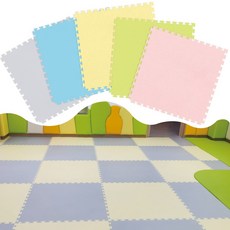 대형 퍼즐매트 유아 어린이집매트 아기 놀이방 거실 복도 키즈카페 학교 교회 체육관 층간소음 충격흡수 바닥 매트, 청색, 1개