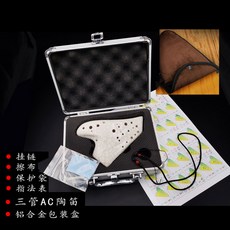 혜윰 오카리나 16 공연 스모크 전통 알토 트리플 선물 컬러 음악 플루트, 삼관 AC-백열, 1개