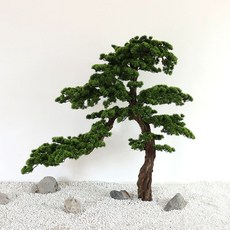 소나무 모형 인조나무 조형물 인조목 장식품 실외 조경, 높이 1.5m 폭 1m
