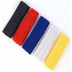 올데이픽 스포츠 헤어밴드 컬러스포츠헤어밴드, 흰색, 1개