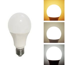 三色溫LED燈泡 居家照明通用螺口, E27三色球泡 5W, 1個