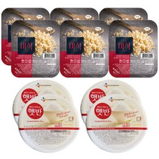 더미식 현미밥 180g 6개 + 햇반 210g 4개, 1개