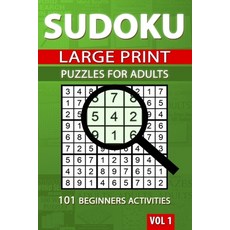 Sudoku Puzzles for Adults: 101 Beginners Activities Paperback, Allan Seguin