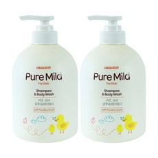 오가니스트 키즈 비건 샴푸 & 바디워시 715ml x 2개